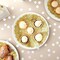 60 Pack 10 Inch Gold Paper Doilies for Dining Table, Round Decorative Medallion Lace Placemats for Wedding